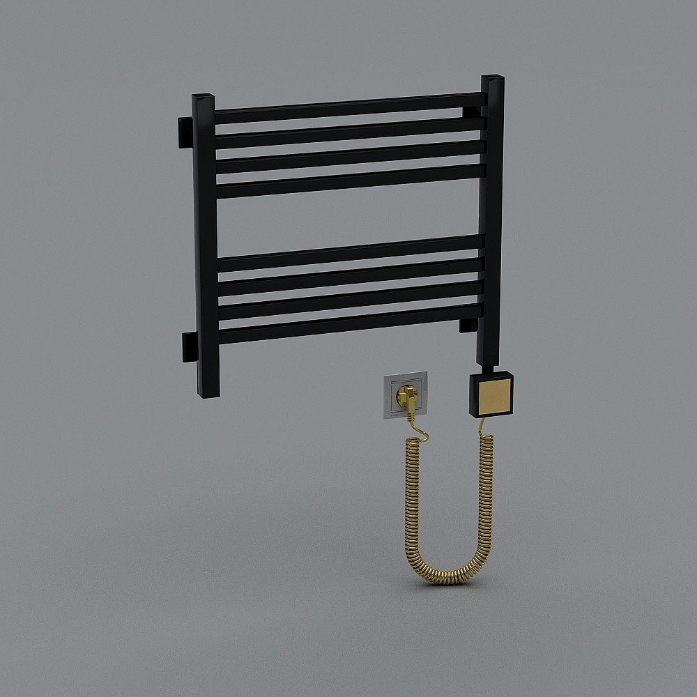 Modern towel rack