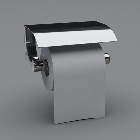 Elegant Roll Paper Holder 3D model