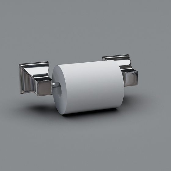 Elegant Tissue Holder 3D model