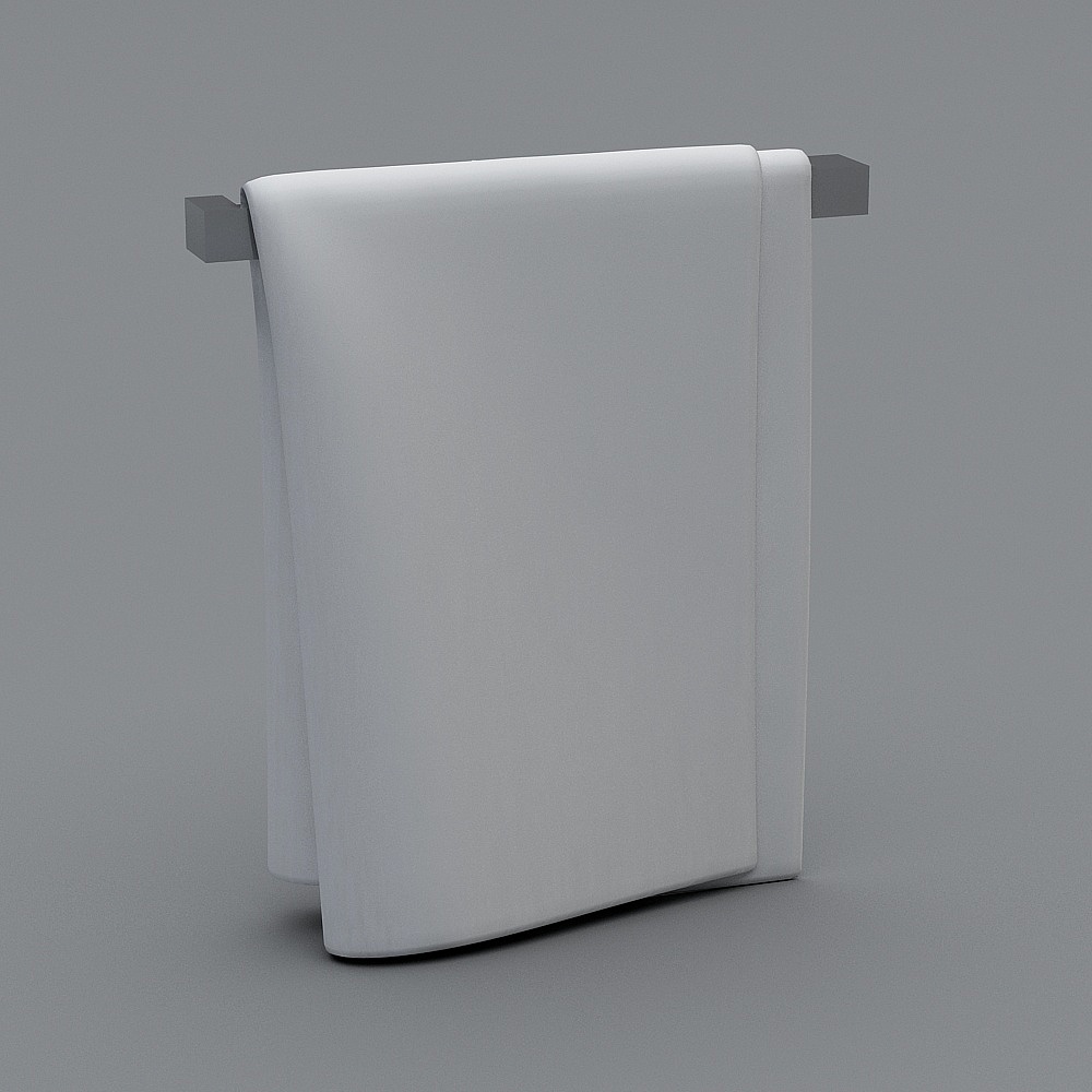 現代浴袍毛巾架組合-1