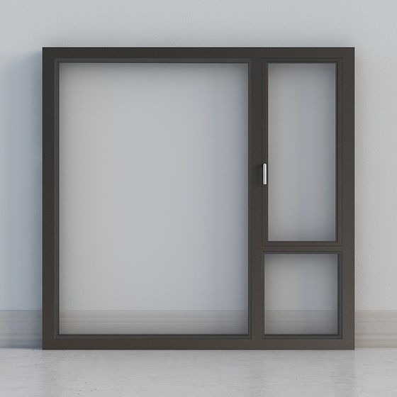 Frosted Glass Door 3D model