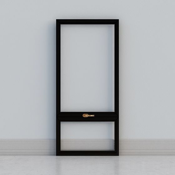 Modern Low-Polygon Window 3D Model