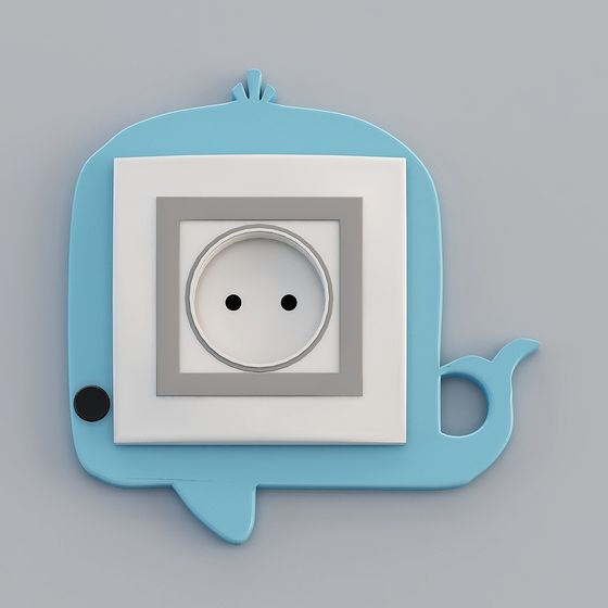 Whimsical Wall Socket 3D model