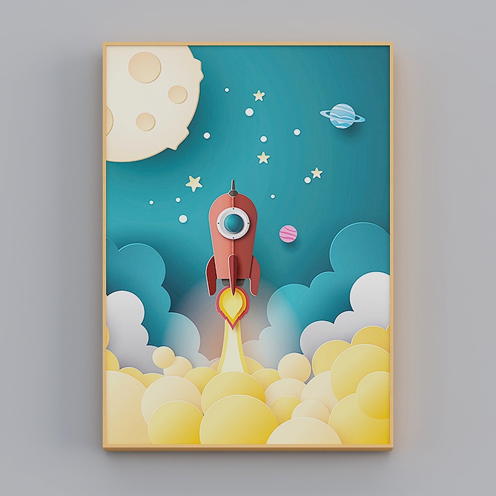 Aerospace painting