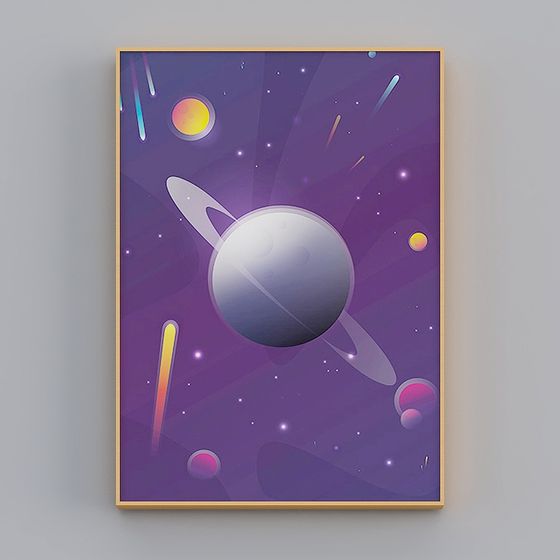 Galactic Journey 3D model for Creative Projects