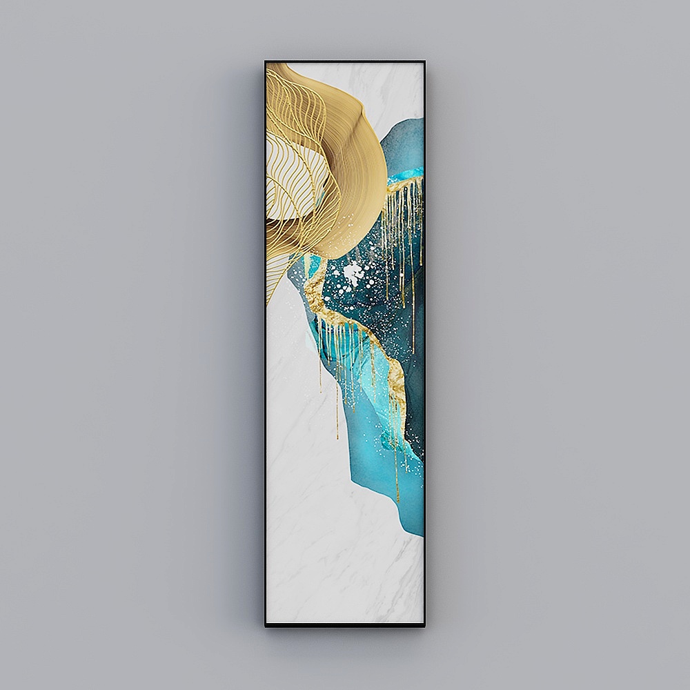 Happy workshop - modern light luxury wind - Xuanguan gold leaf decorative painting - philosophy