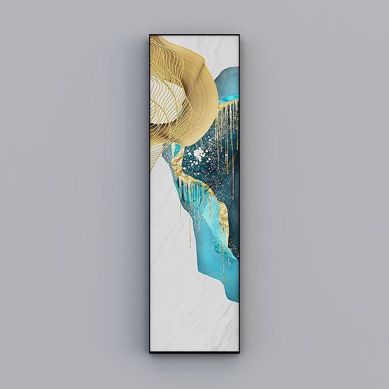 Abstract Flow Light 3D Model for Creative Projects