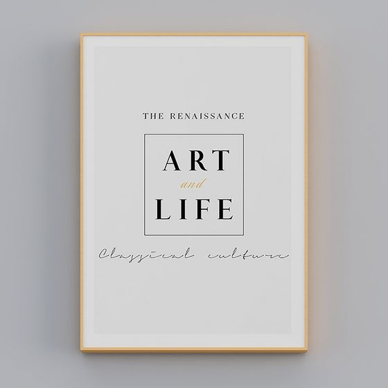Renaissance Art and Life Classical Culture 3D model