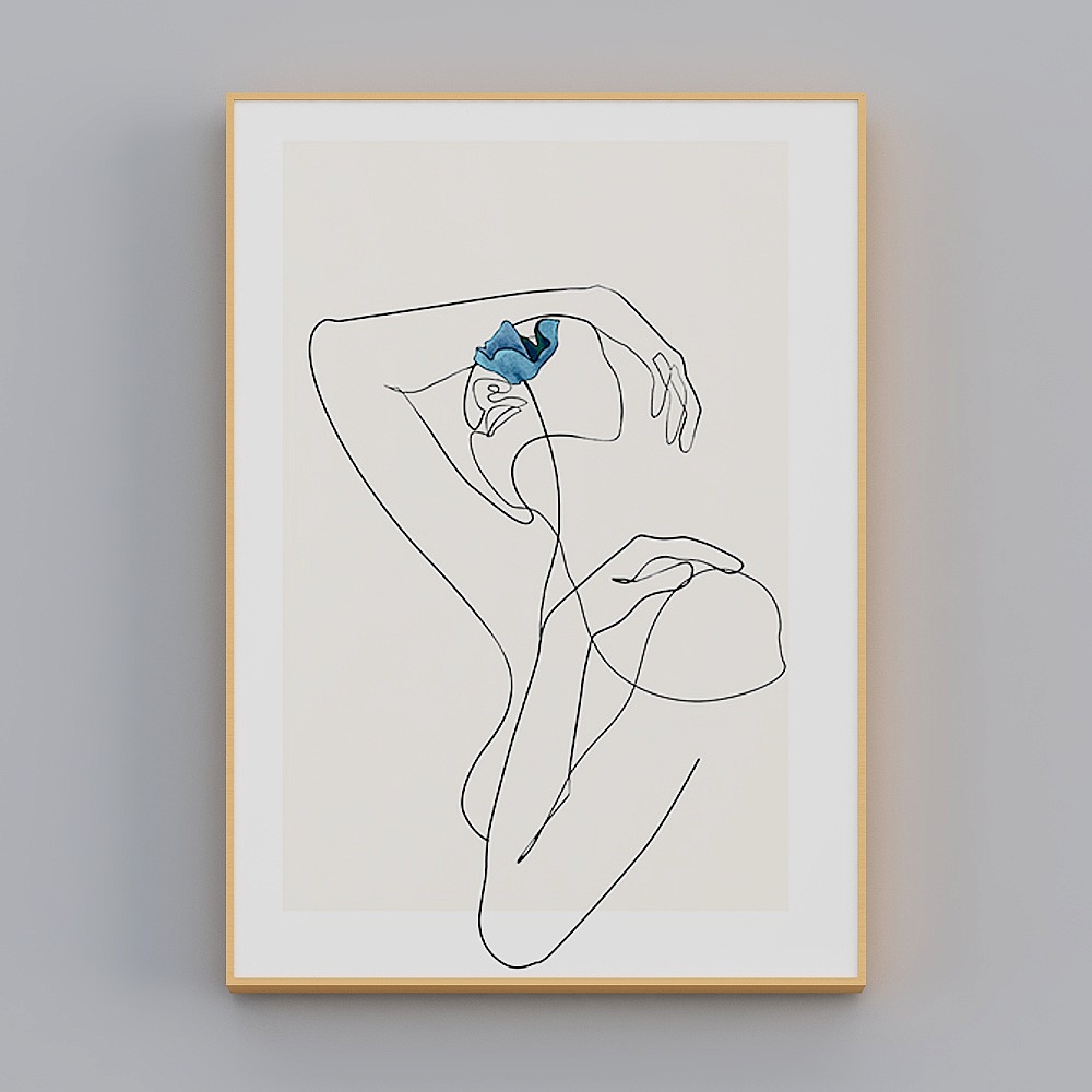 Happy Workshop - Vento Nordico - Quadro Decorativo per Soggiorno - Fiori