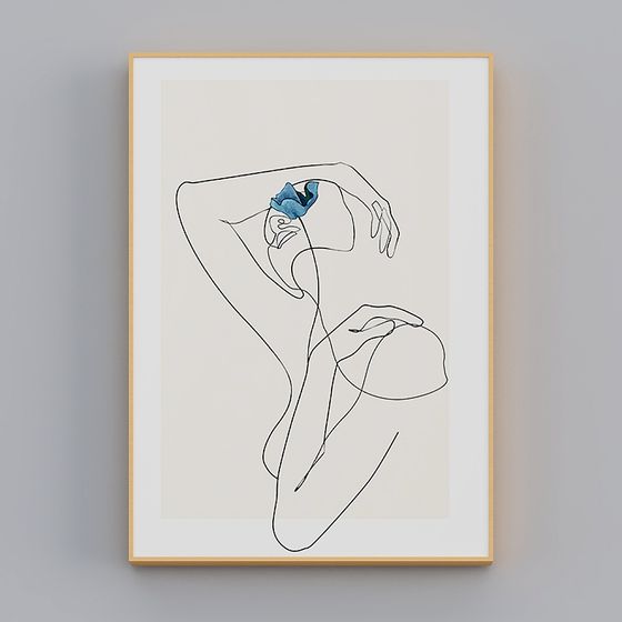 Happy Workshop - Vento Nordico - Quadro Decorativo per Soggiorno - Fiori