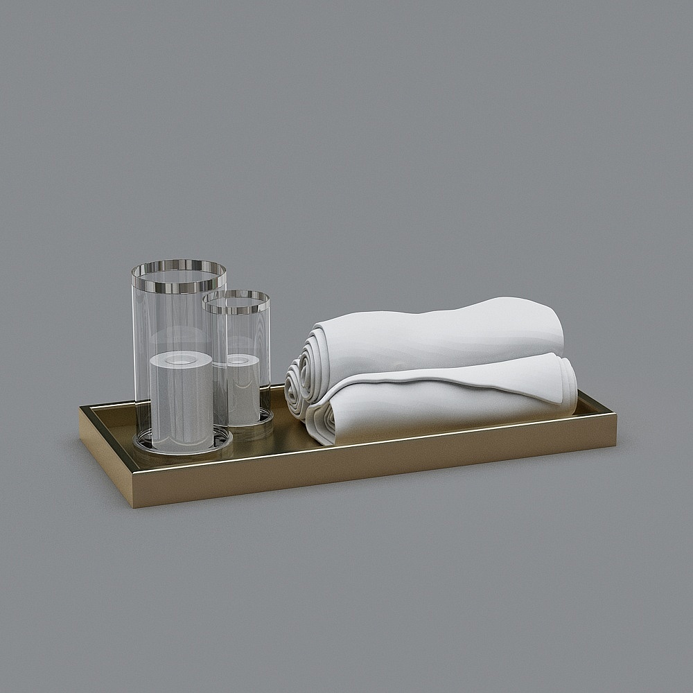 衛生間托盤飾品擺件-5