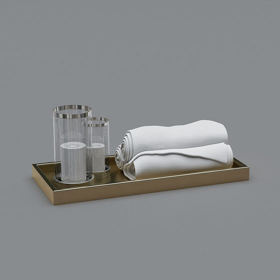 衛生間托盤飾品擺件-5