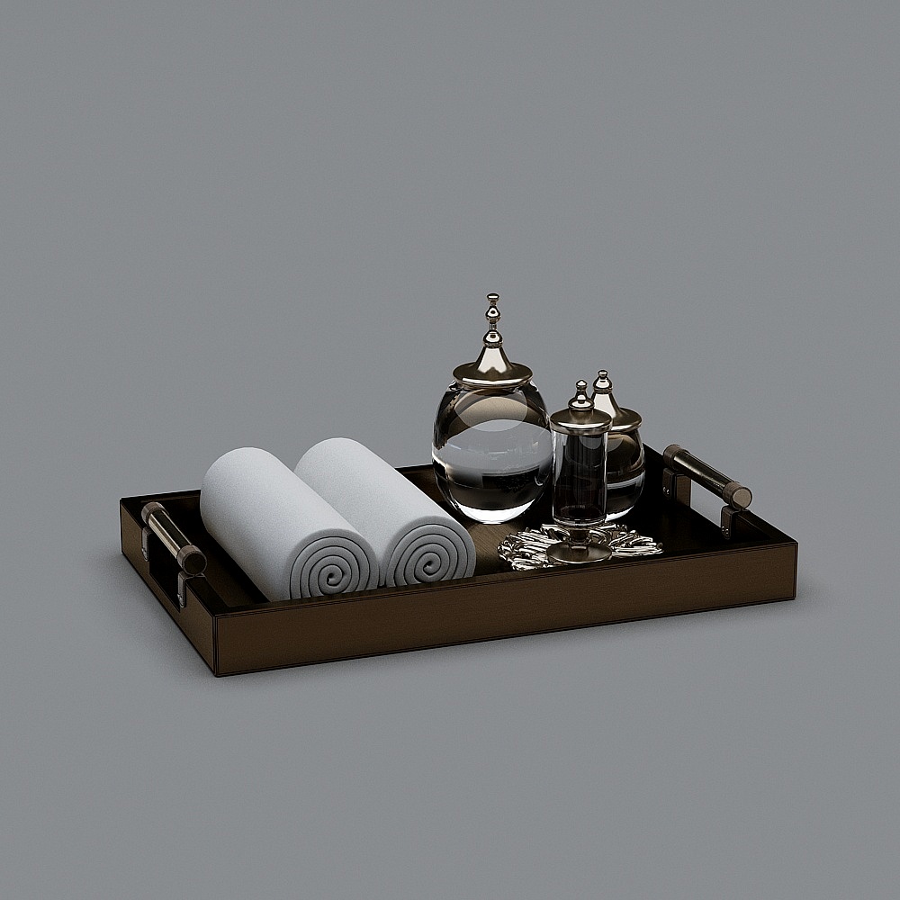 Bathroom tray ornaments