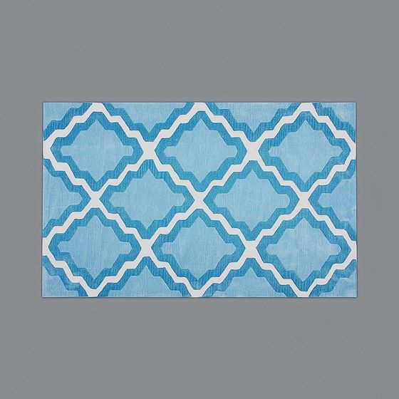 Charming Geometric Carpet 3D model
