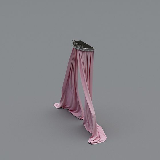 Dream Curtain Corner Stand 3D model