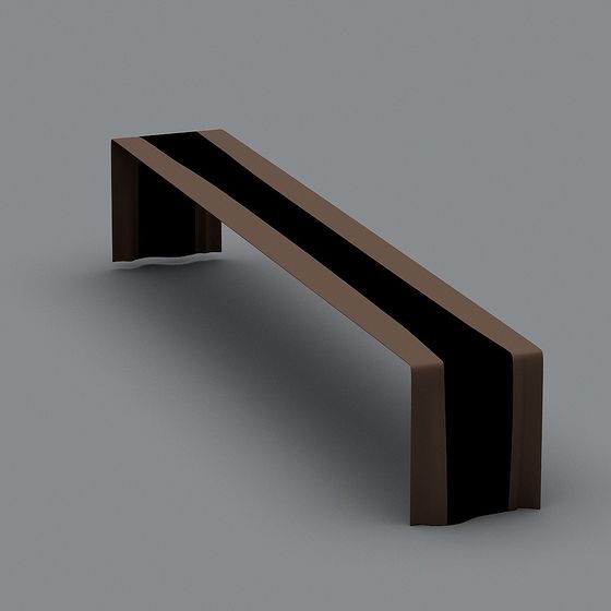 Black Table Flag 3D Model for Stylish Dining