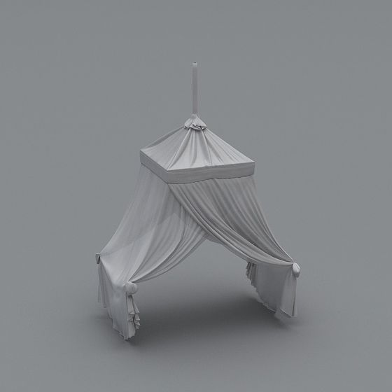 Moustiquaires de plafond au sol de la cour, moustiquaires de princesse, lit