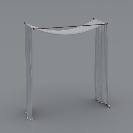Ethereal Canopy Porch 3D model