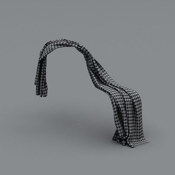 Stylish Fabric Bridge 3D model for Creative Projects