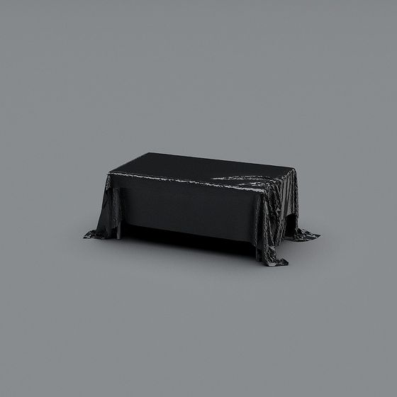 Mysterious Black Curtain 3D model