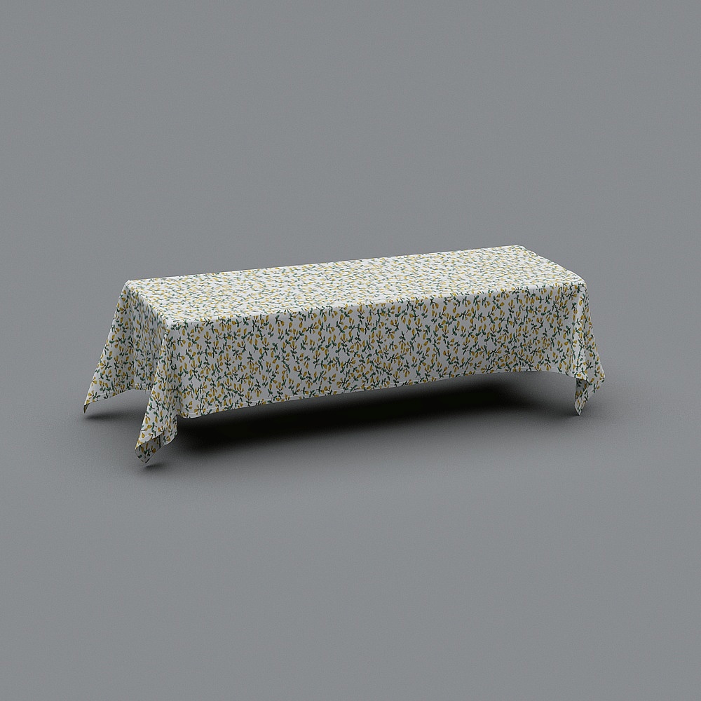 Little yellow flower tablecloth
