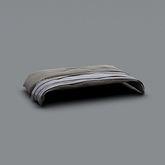Modern Low Polygon Pillow 3D model for Interiors