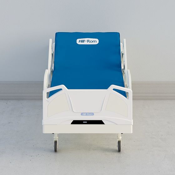 Highly Detailed Hill-Rom Hospital Bed 3D model