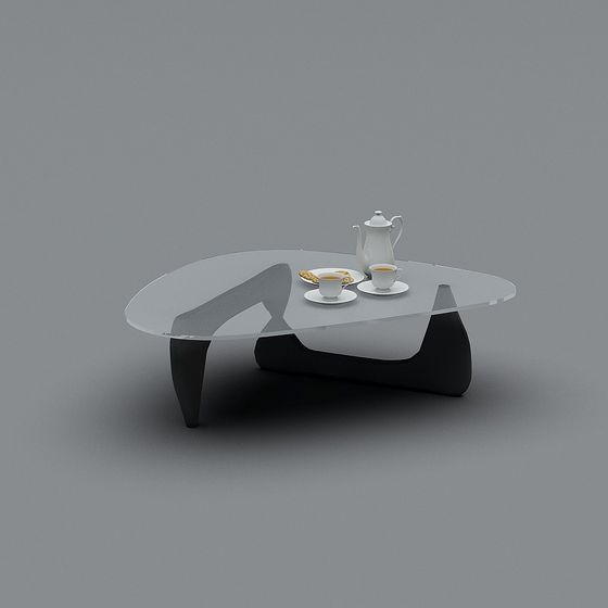 Streamlined Coffee Table 3D model