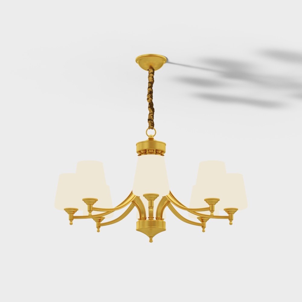 Classic Chandelier 3D model for Elegant Interiors