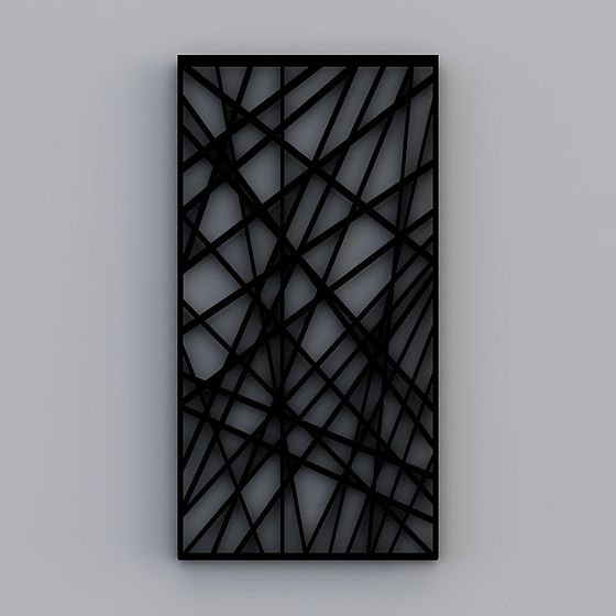 Geometric Labyrinth 3D model for Creative Projects