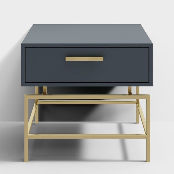 Urban Corner Side Table 3D model for Modern Interiors