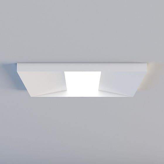 Minimalist Wall Light 3D model