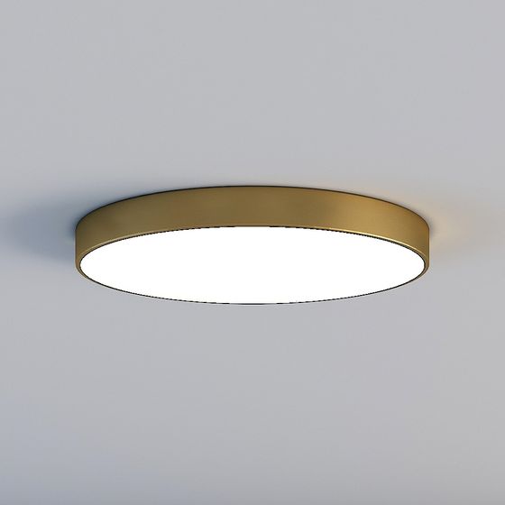 Elegant Round Ceiling Lamp 3D model