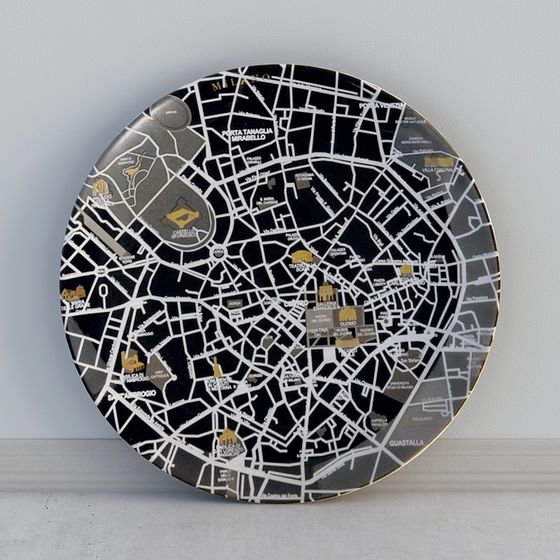 Urban Map Disk 3D model