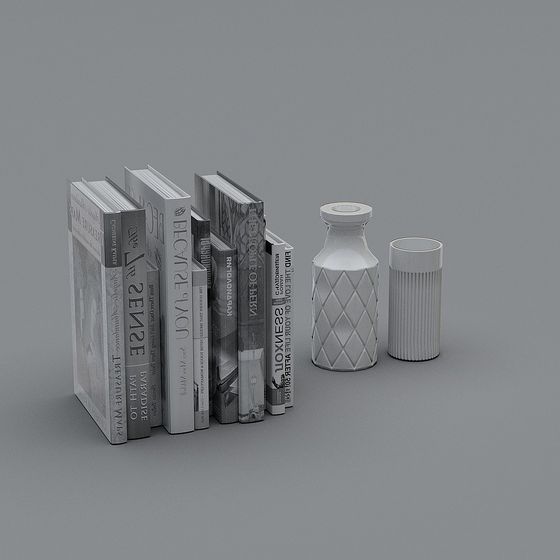 Library Corner 3D model