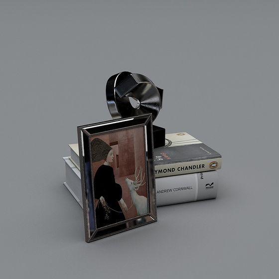 Vintage Meets Modern 3D Model for Artistic Spaces