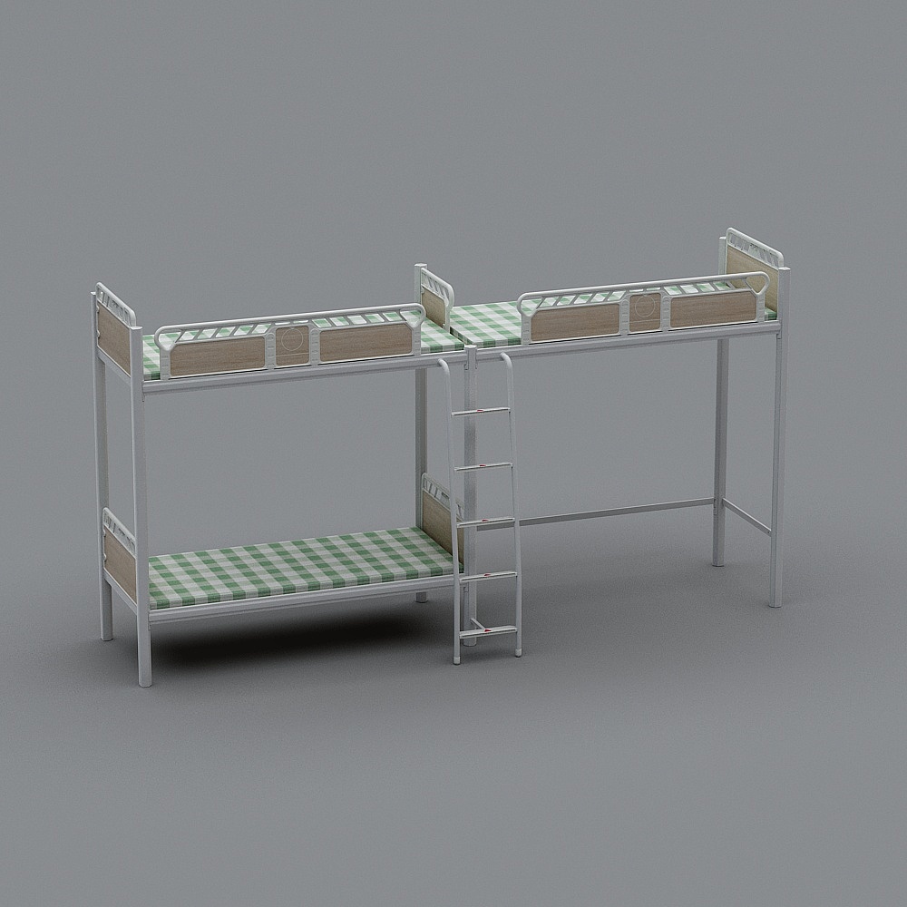 Six-person apartment with two upper and lower beds - 1 bed