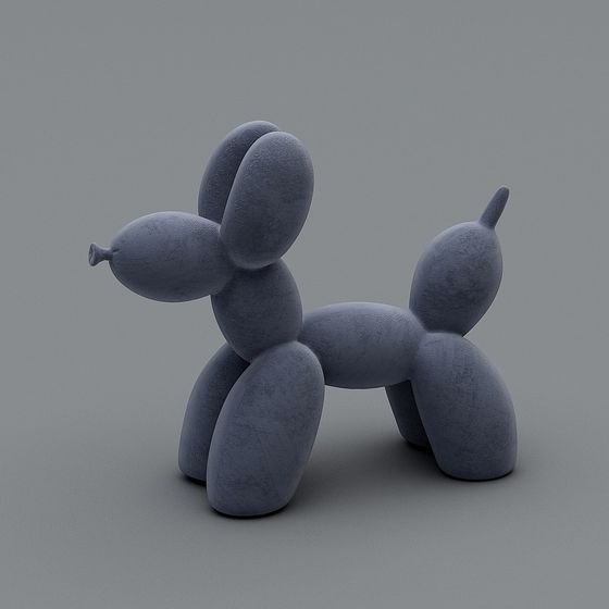 Whimsical Balloon Dog 3D model