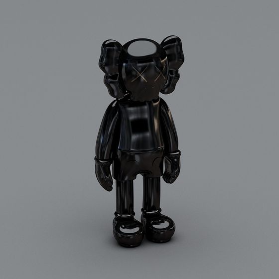 Kaws Companion 3D model - Unique Digital Art Sculpture