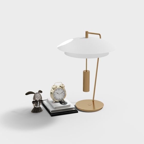 Elegant Table Lamp 3D Model
