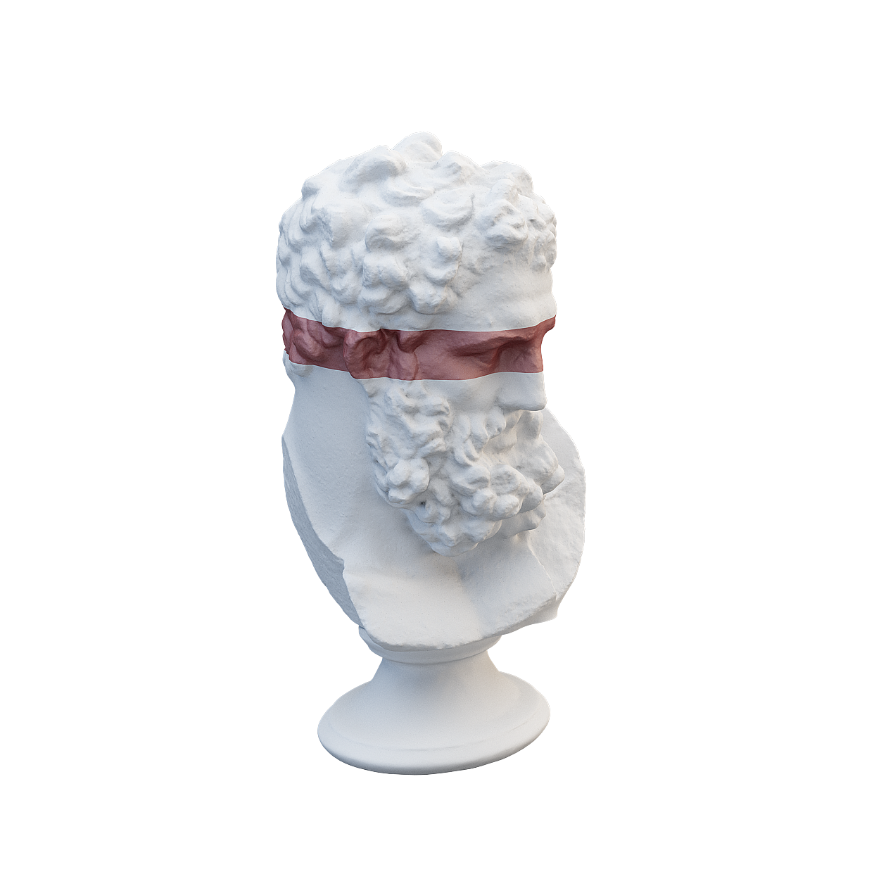 Ancient Roman Statue 3D Model – Marble Texture