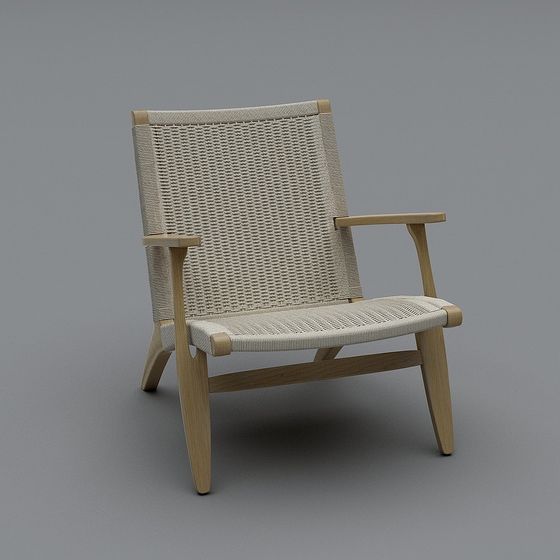 Cozy Weave Chair 3D model