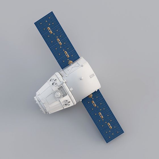 High-Detail Spacecraft Explorer 3D model