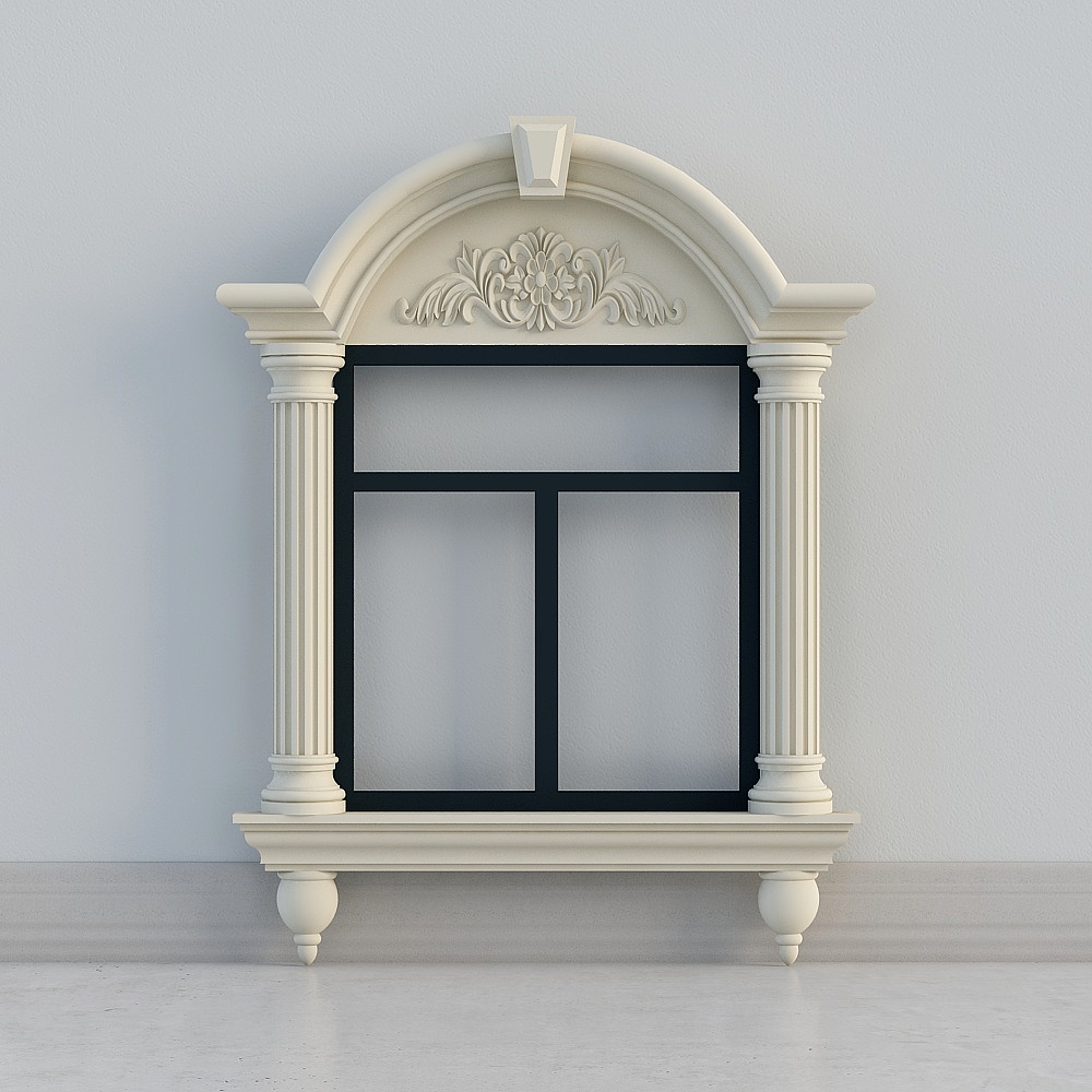Architectural Window Frame 3D model