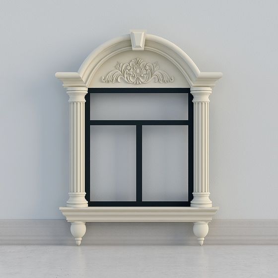 Architectural Window Frame 3D model