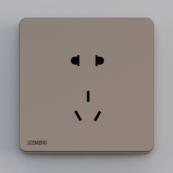 Sleek Black Switch Panel 3D Model for Modern Spaces