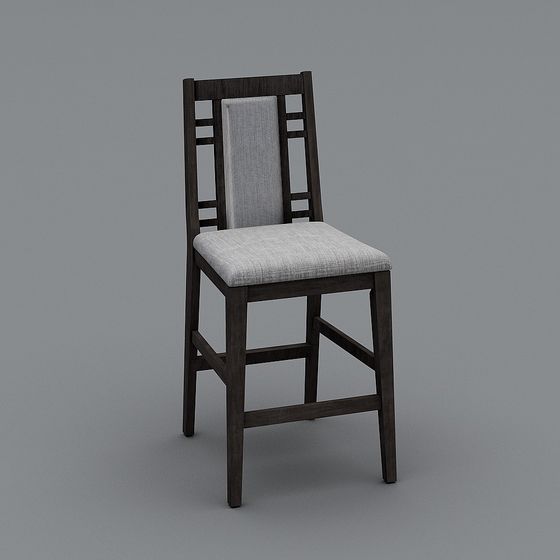 Elegant Scandinavian Chair 3D model for Modern Interiors