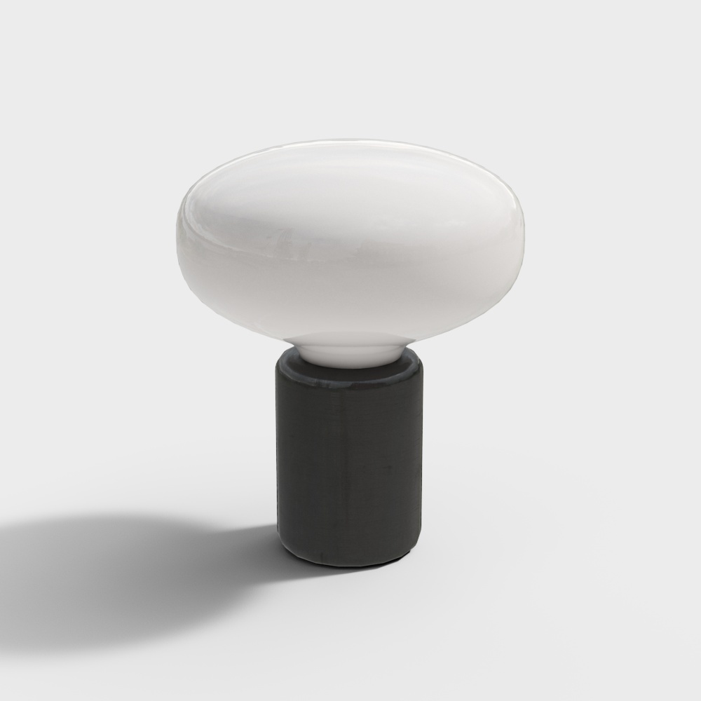 Elegant Low-Polygon 3D Lamp Model – Minimalist Lighting