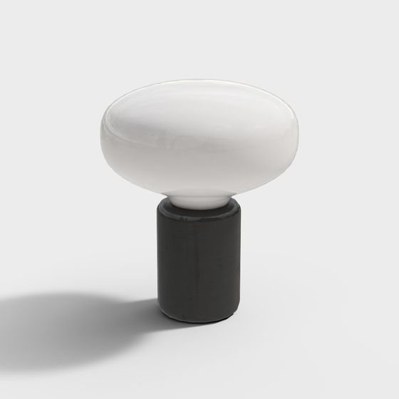 Elegant Low-Polygon 3D Lamp Model