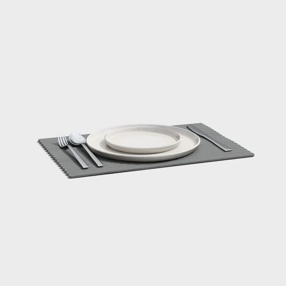 Elegant Tableware 3D Model - Dining Time